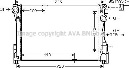 Prasco MS2693 - Radiators, Motora dzesēšanas sistēma ps1.lv