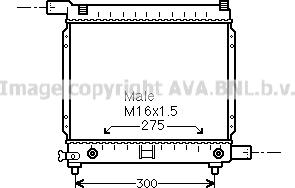 Prasco MS2064 - Radiators, Motora dzesēšanas sistēma ps1.lv