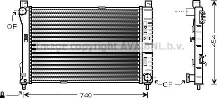 Prasco MS2378 - Radiators, Motora dzesēšanas sistēma ps1.lv