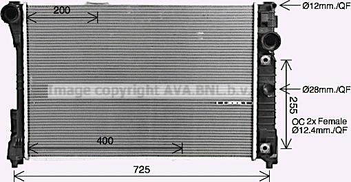 Prasco MS2729 - Radiators, Motora dzesēšanas sistēma ps1.lv