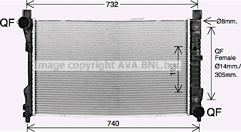 Prasco MS2727 - Radiators, Motora dzesēšanas sistēma ps1.lv