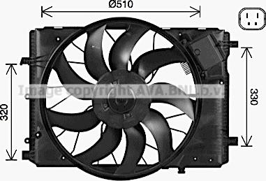 Prasco MS7735 - Ventilators, Motora dzesēšanas sistēma ps1.lv