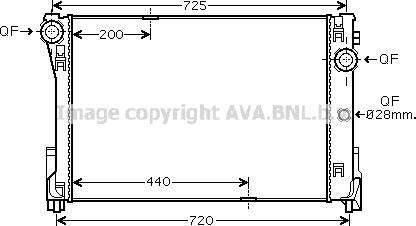 Prasco MSA2474 - Radiators, Motora dzesēšanas sistēma ps1.lv