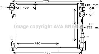 Prasco MSA2575 - Radiators, Motora dzesēšanas sistēma ps1.lv