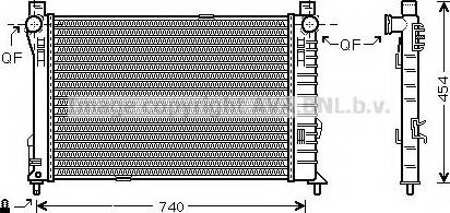 Prasco MSA2338 - Radiators, Motora dzesēšanas sistēma ps1.lv