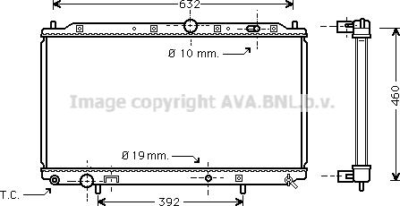 Prasco MT2116 - Radiators, Motora dzesēšanas sistēma ps1.lv