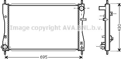 Prasco MT2174 - Radiators, Motora dzesēšanas sistēma ps1.lv