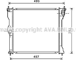 Prasco MT2243 - Radiators, Motora dzesēšanas sistēma ps1.lv