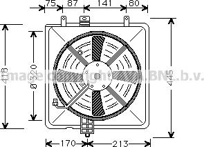 Prasco MT7502 - Ventilators, Motora dzesēšanas sistēma ps1.lv