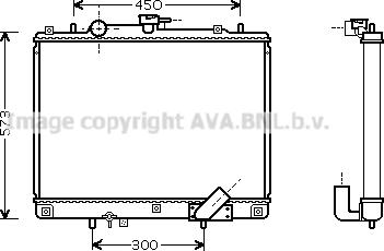 Prasco MTA2162 - Radiators, Motora dzesēšanas sistēma ps1.lv