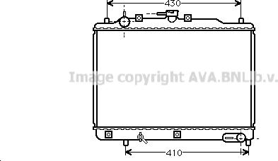 Prasco MZ2070 - Radiators, Motora dzesēšanas sistēma ps1.lv