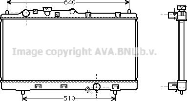 Prasco MZ2151 - Radiators, Motora dzesēšanas sistēma ps1.lv