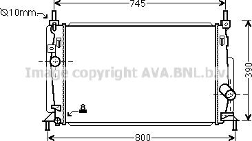 Prasco MZ2237 - Radiators, Motora dzesēšanas sistēma ps1.lv