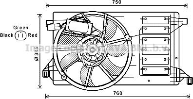 Prasco MZ7545 - Ventilators, Motora dzesēšanas sistēma ps1.lv