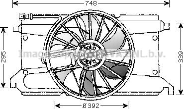 Prasco MZ7538 - Ventilators, Motora dzesēšanas sistēma ps1.lv