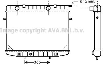 Prasco OL2188 - Radiators, Motora dzesēšanas sistēma ps1.lv