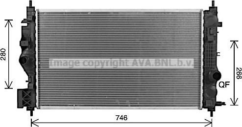 Prasco OL2701 - Radiators, Motora dzesēšanas sistēma ps1.lv