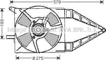 Prasco OL7503 - Ventilators, Motora dzesēšanas sistēma ps1.lv