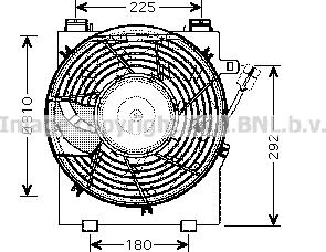 Prasco OL7518 - Ventilators, Motora dzesēšanas sistēma ps1.lv