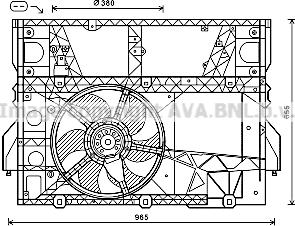 Prasco OL7589 - Ventilators, Motora dzesēšanas sistēma ps1.lv