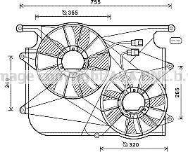 Prasco OL7571 - Ventilators, Motora dzesēšanas sistēma ps1.lv