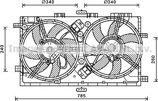 Prasco OL7641 - Ventilators, Motora dzesēšanas sistēma ps1.lv