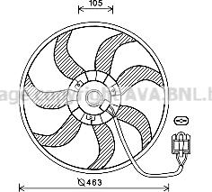 Prasco OL7657 - Ventilators, Motora dzesēšanas sistēma ps1.lv