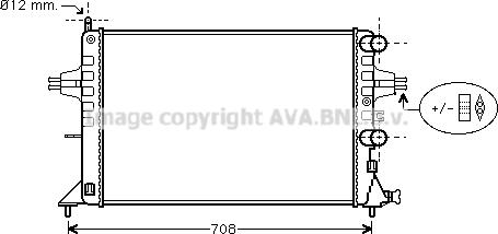 Prasco OLA2255 - Radiators, Motora dzesēšanas sistēma ps1.lv