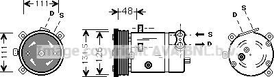 Prasco OLAK280 - Kompresors, Gaisa kond. sistēma ps1.lv