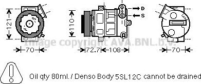 Prasco OLK419 - Kompresors, Gaisa kond. sistēma ps1.lv