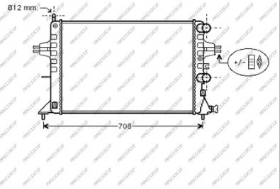 Prasco OP017R004 - Radiators, Motora dzesēšanas sistēma ps1.lv