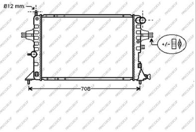 Prasco OP017R008 - Radiators, Motora dzesēšanas sistēma ps1.lv