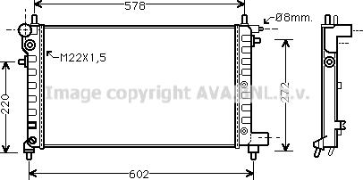 Prasco PE2149 - Radiators, Motora dzesēšanas sistēma ps1.lv