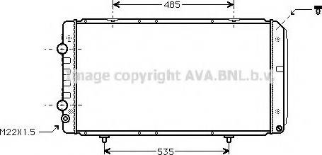 Prasco PE2145 - Radiators, Motora dzesēšanas sistēma ps1.lv