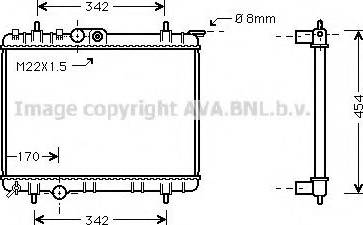 Prasco PE2189 - Radiators, Motora dzesēšanas sistēma ps1.lv