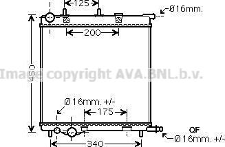 Prasco PE2368 - Radiators, Motora dzesēšanas sistēma ps1.lv