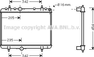 Prasco PE2330 - Radiators, Motora dzesēšanas sistēma ps1.lv