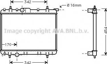 Prasco PE2246 - Radiators, Motora dzesēšanas sistēma ps1.lv