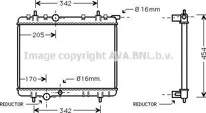 Prasco PE2252 - Radiators, Motora dzesēšanas sistēma ps1.lv