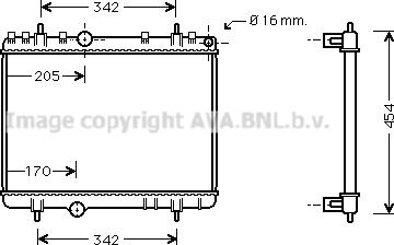 Prasco PE2265 - Radiators, Motora dzesēšanas sistēma ps1.lv