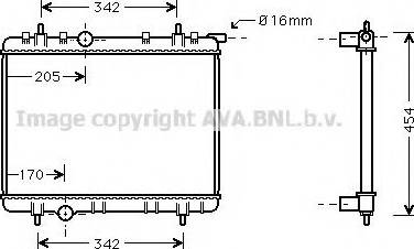 Prasco PE2260 - Radiators, Motora dzesēšanas sistēma ps1.lv