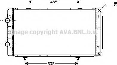 Prasco PE2268 - Radiators, Motora dzesēšanas sistēma ps1.lv