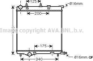 Prasco PE2289 - Radiators, Motora dzesēšanas sistēma ps1.lv