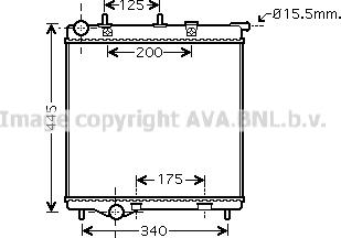 Prasco PE2288 - Radiators, Motora dzesēšanas sistēma ps1.lv