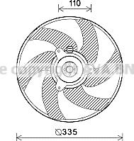 Prasco PE7552 - Ventilators, Motora dzesēšanas sistēma ps1.lv