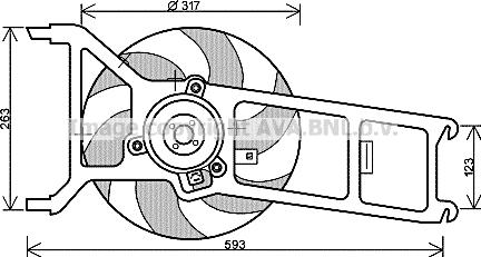 Prasco PE7534 - Ventilators, Motora dzesēšanas sistēma ps1.lv