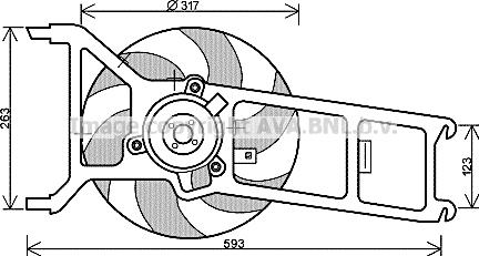 Prasco PE7536 - Ventilators, Motora dzesēšanas sistēma ps1.lv