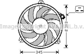 Prasco PE7525 - Ventilators, Motora dzesēšanas sistēma ps1.lv