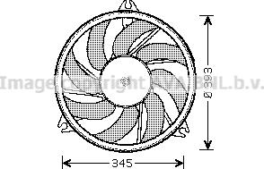 Prasco PE7528 - Ventilators, Motora dzesēšanas sistēma ps1.lv