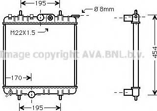 Prasco PEA2188 - Radiators, Motora dzesēšanas sistēma ps1.lv